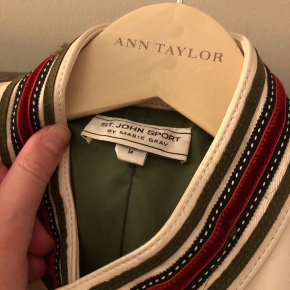 St. John sport by Marie Gray leather jacket - Picture 3 of 8